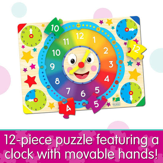 Lift & Learn Clock Puzzle