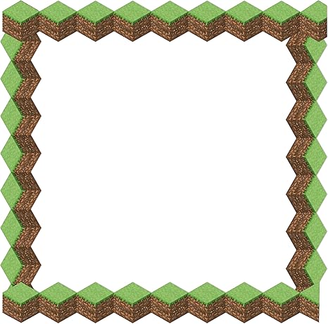 Eureka Minecraft Blocks Extra Wide Decorative Classroom and Bulletin Board Trim