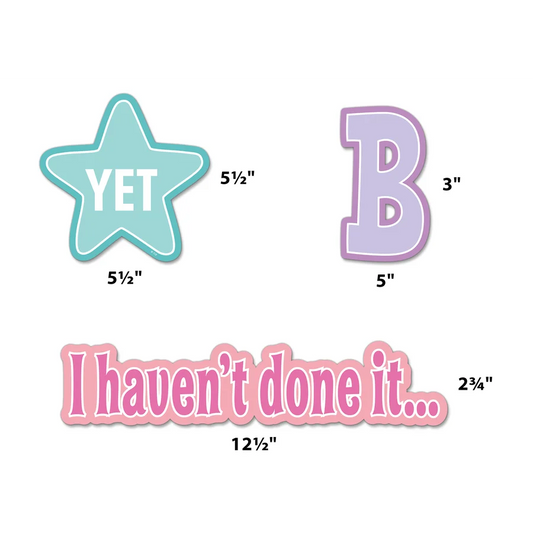 Pastel Pop Believe in the Power of Yet Mini Bulletin Board
