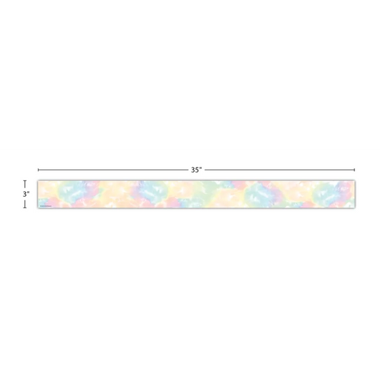 Pastel Pop Tie-Dye Straight Border