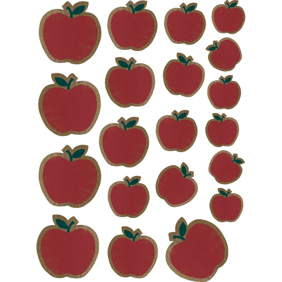 Home Sweet Classroom Apples Accents - Assorted Sizes