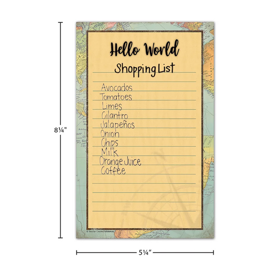 Travel the Map Notepad