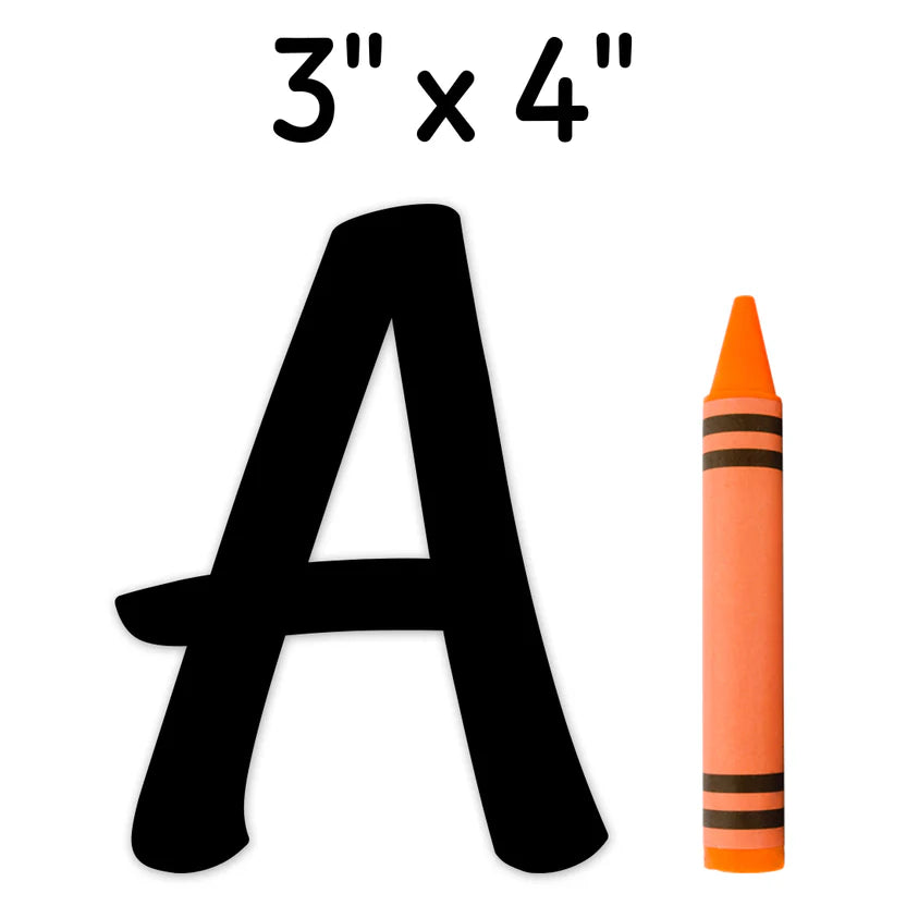 Stylish Black Designer Letters