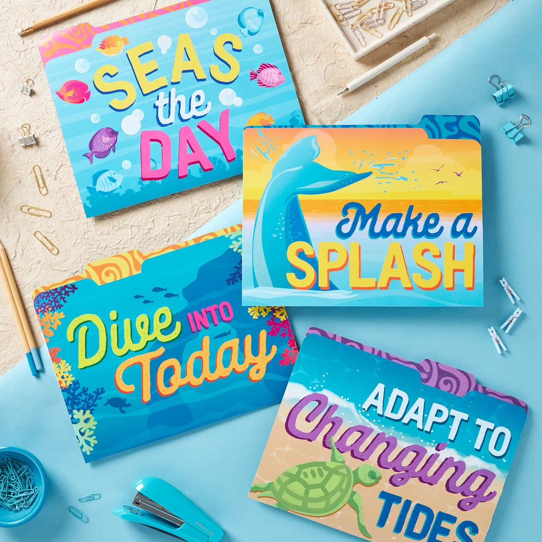 Seas the Day File Folders