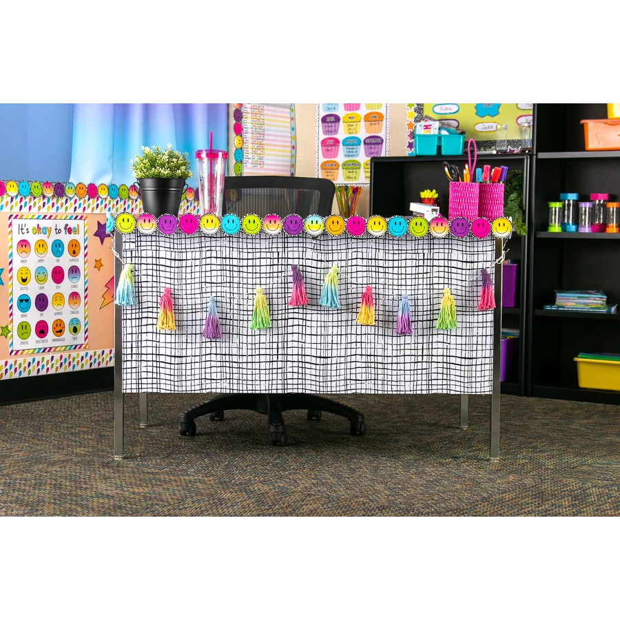 Tie-Dye Tassels Garland