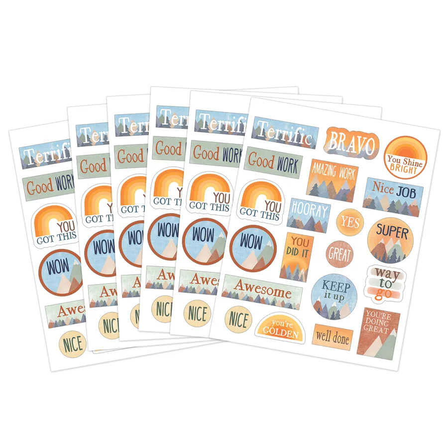 Moving Mountains Stickers