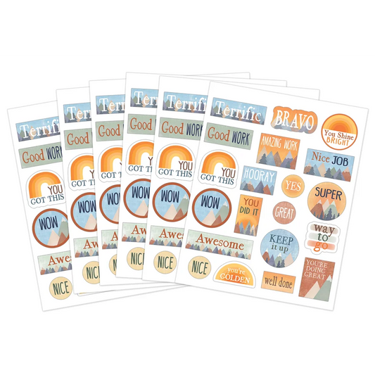 Moving Mountains Stickers