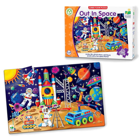 Jumbo Floor Puzzles Out in Space - Extra Large 50 Pieces
