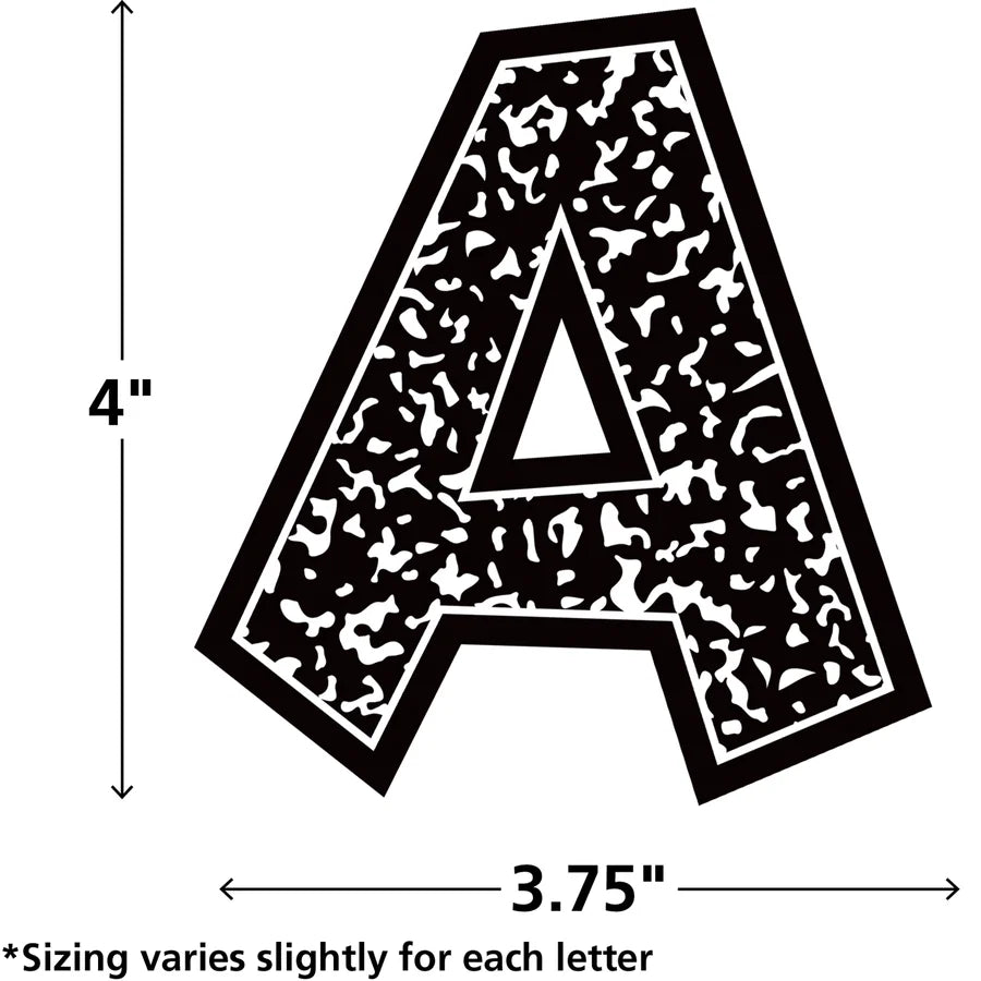 Composition Fun Font Letters Combo Pack