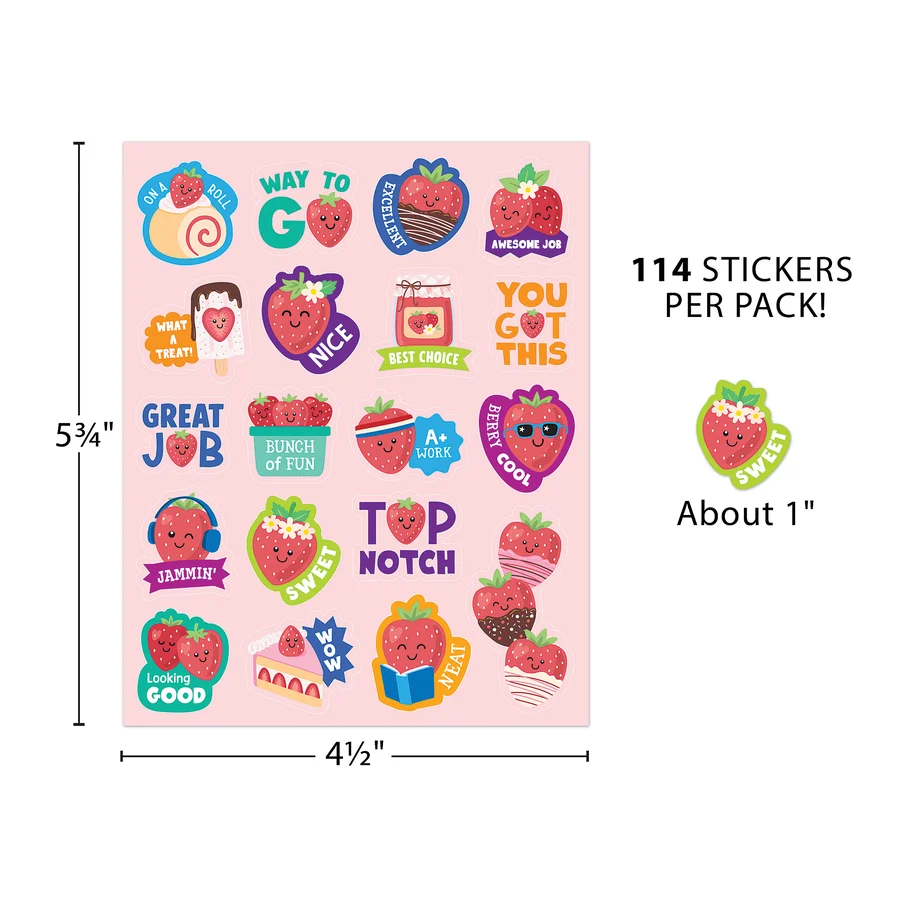 Strawberry Smelly Stickers