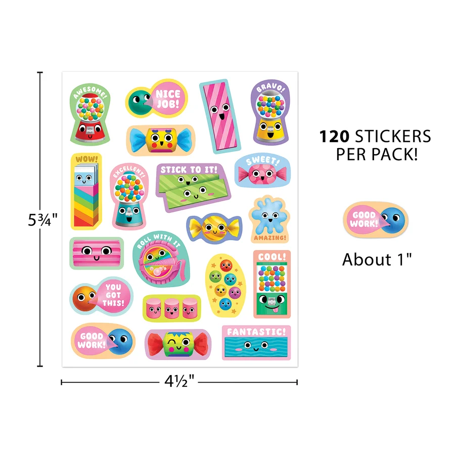Bubble Gum Smelly Stickers