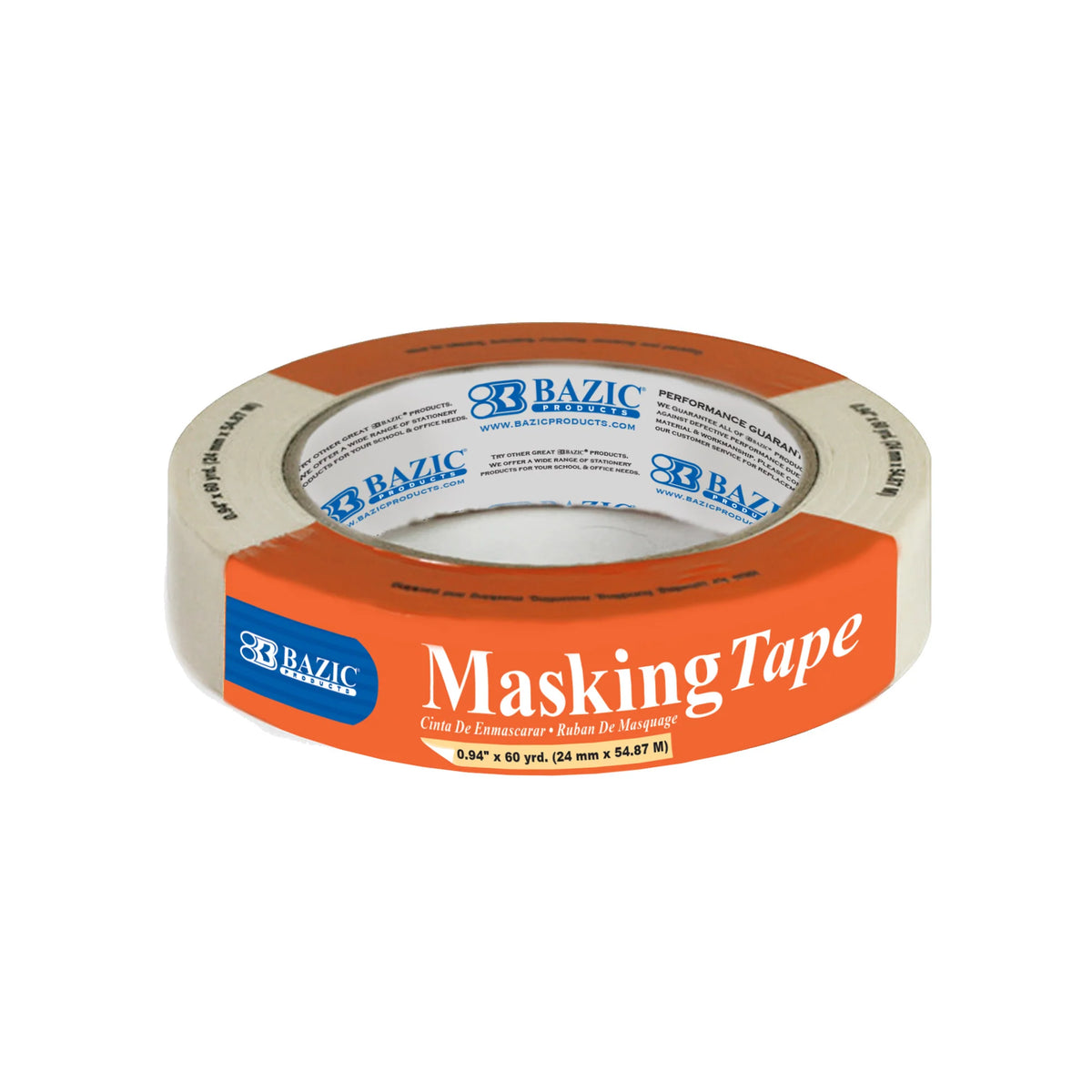 General Purpose Masking Tape, 0.94 in x 60 yd