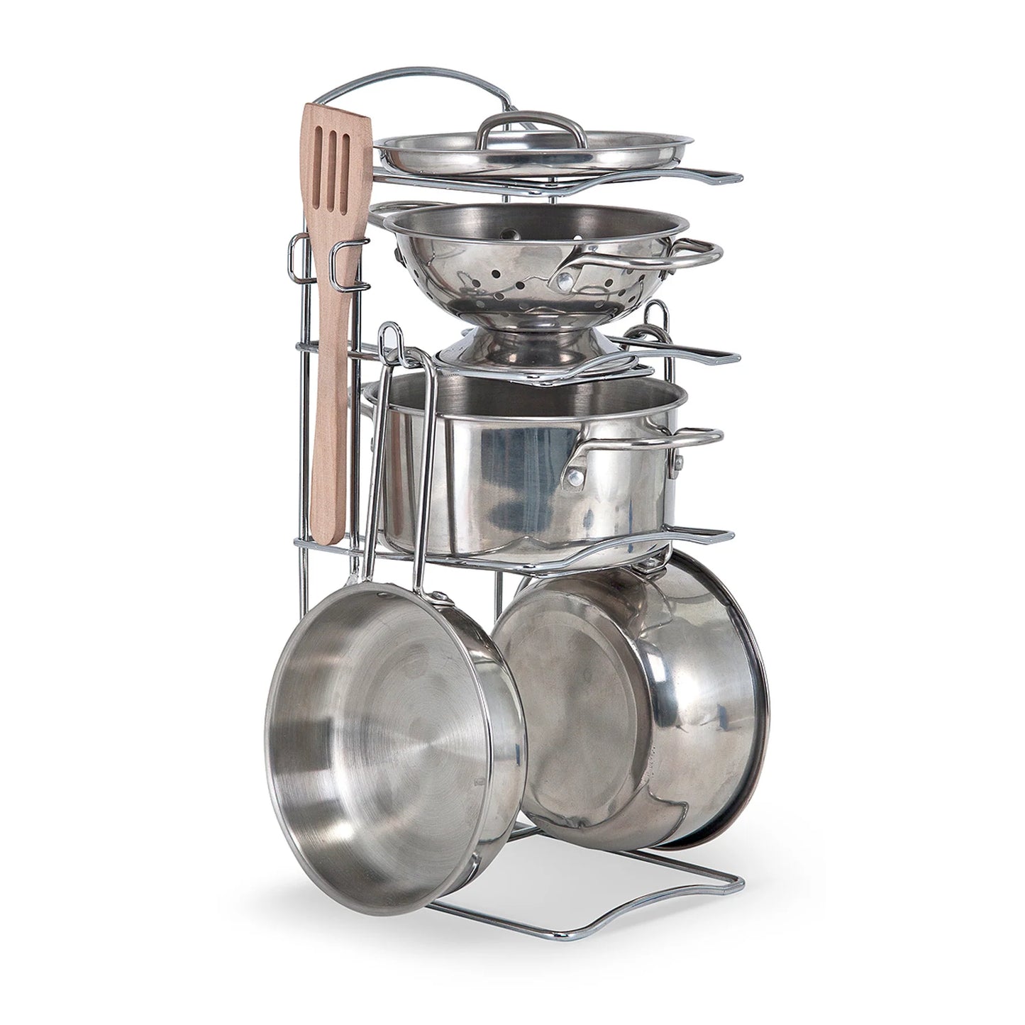 Lets Play House! Stainless Steel Pots & Pans Play Set