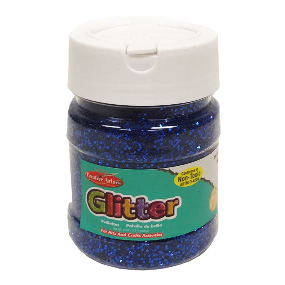 Glitter, 4 oz. Jar, Blue