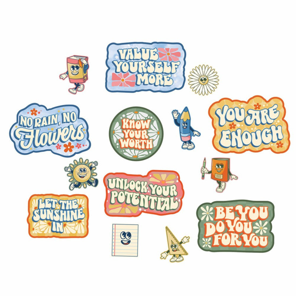 S'cool Era Gallery Wall Bulletin Board Set, 14 Pieces