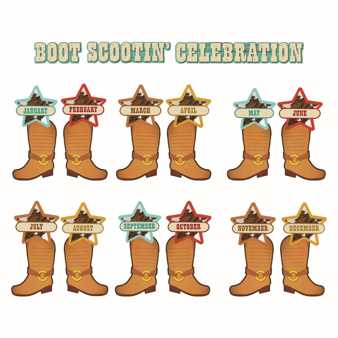 Wild Wild Classroom Celebration Mini Bulletin Board Set
