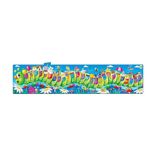 Long & Tall Floor Puzzle ABC Caterpillar 51pc