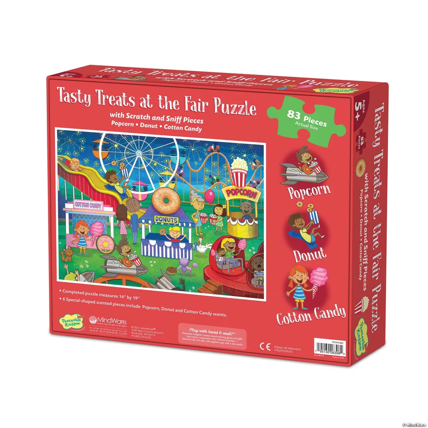 Scratch and Sniff Puzzle: Tasty Treats at the Fair
