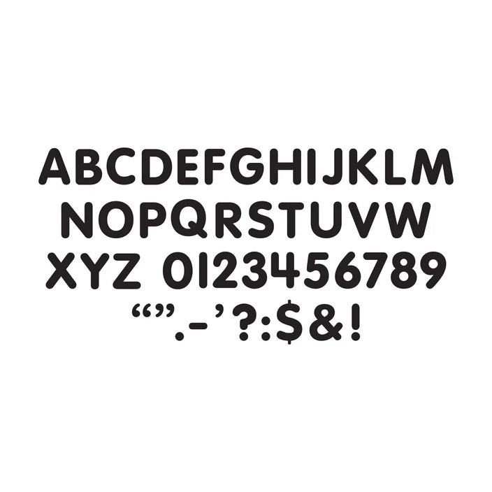 Black Letters STICK-EZE® Stick-On Letters