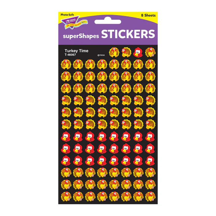 Turkey Time superShapes Stickers