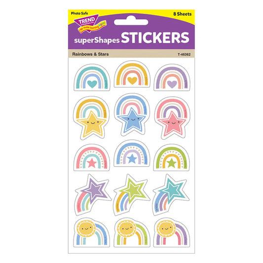 Good To Grow Rainbows & Stars Large Stickers
