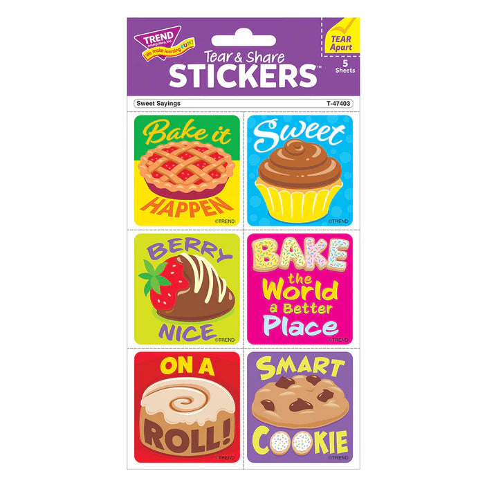 Sweet Sayings Tear & Share Stickers™