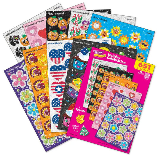 Holiday Celebration Sparkle Stickers® Variety Pack