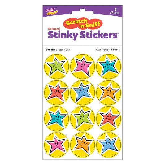 Star Power, Banana scent Scratch 'n Sniff Stinky Stickers®