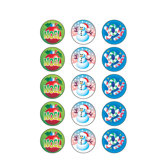 Christmas, Peppermint scent Scratch 'n Sniff Stinky Stickers®