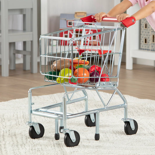 Metal Grocery Shopping Cart Toy