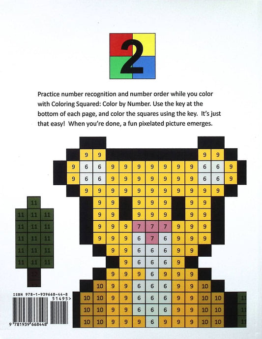 Super Coloring Squared Color By Number Rev.