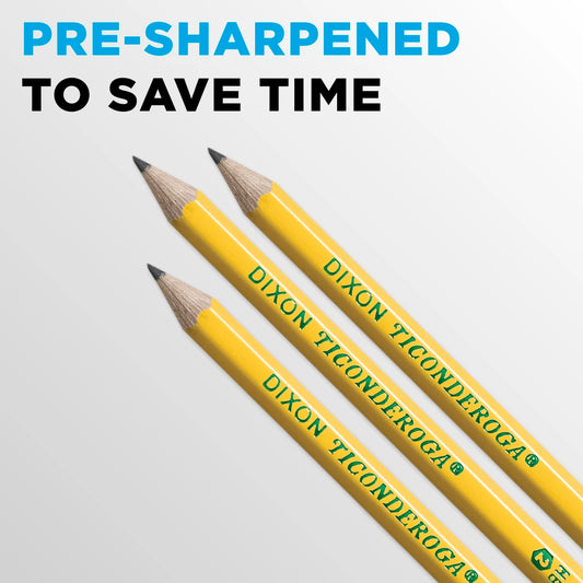 Ticonderoga Pencils #2 4pack Carded