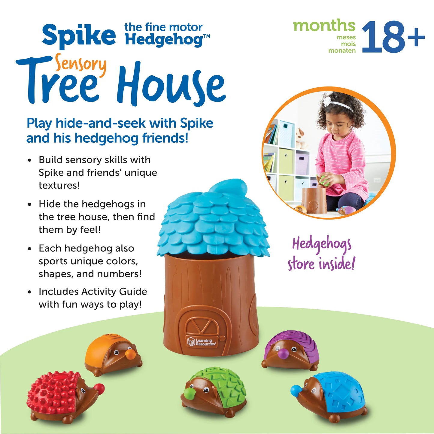 Spike the Fine Motor Hedgehog® Sensory Tree House