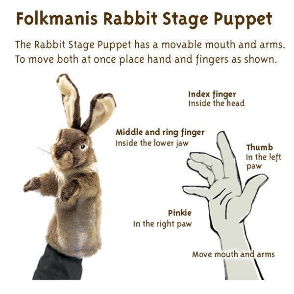 Rabbit Stage Puppet