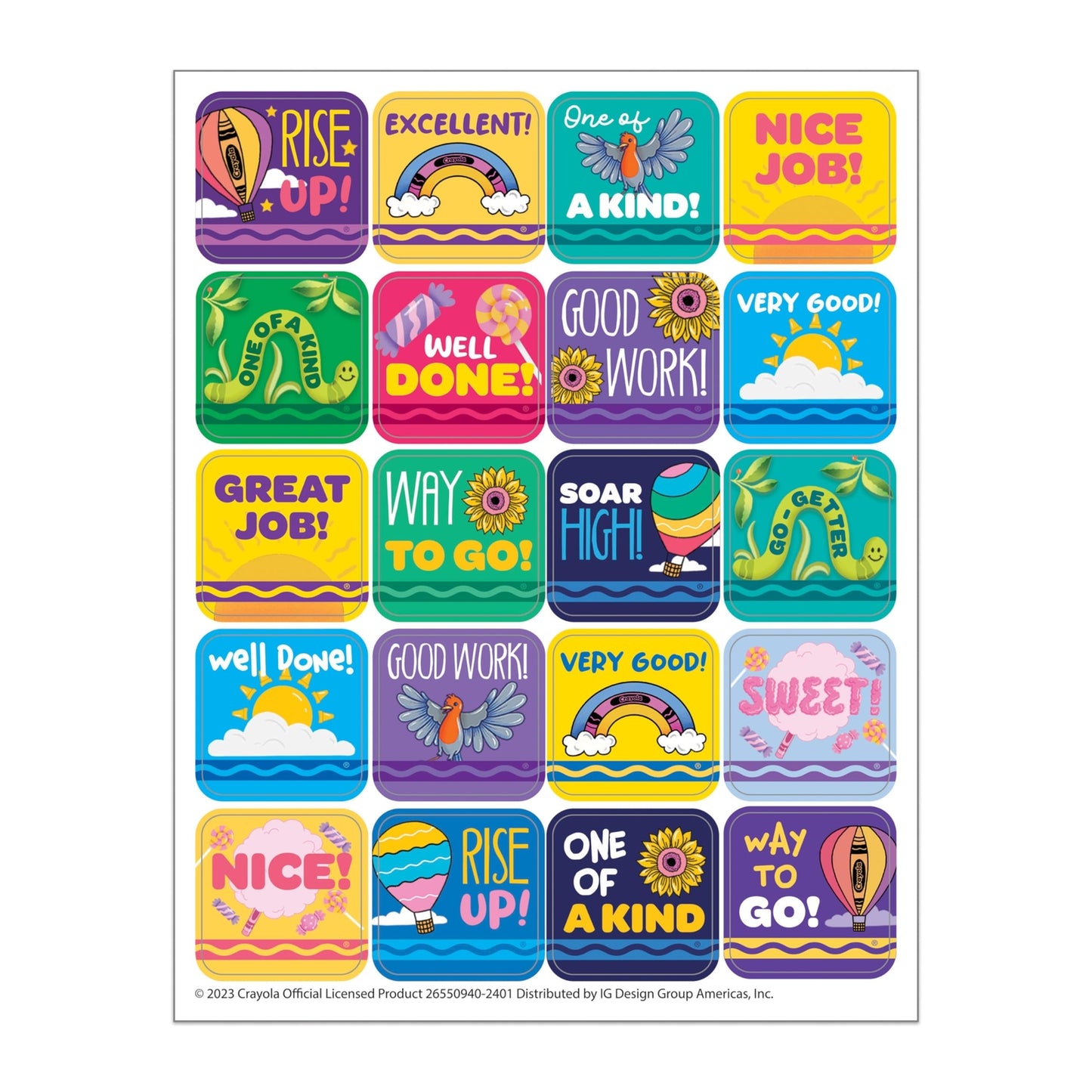 Colors of Kindness stickers