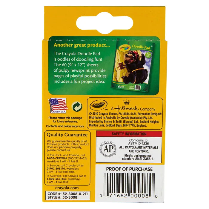 Crayola Crayons, Assorted Colors, Set of 8
