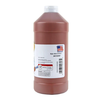 Crayola Artista II Washable Tempera Paint, 1 Quart Bottle, Brown