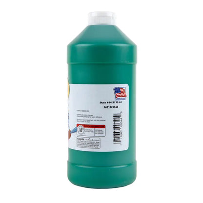 Crayola Artista II Washable Tempera Paint, 1 Quart Bottle, Green