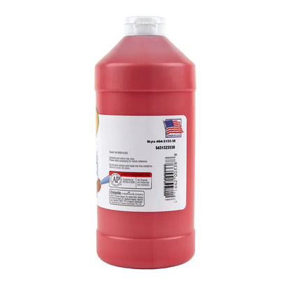 Crayola Artista II Washable Tempera Paint, 1 Quart Bottle, Red