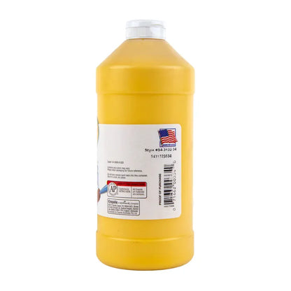Crayola Artista II Washable Tempera Paint, 1 Quart Bottle, Yellow