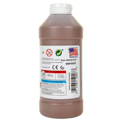Crayola Washable Paint, 1 Pint Bottle, Brown