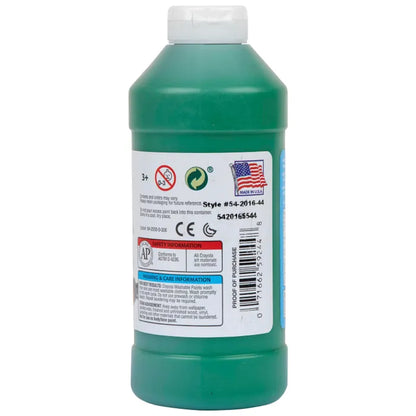 Crayola Washable Paint, 1 Pint Bottle, Green