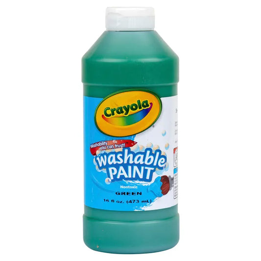 Crayola Washable Paint, 1 Pint Bottle, Green