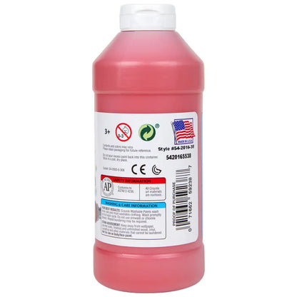 Crayola Washable Paint, 1 Pint Bottle, Red