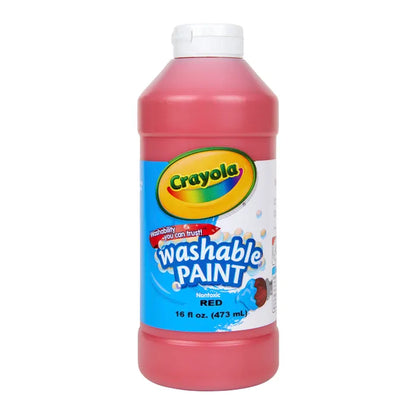 Crayola Washable Paint, 1 Pint Bottle, Red