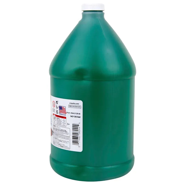 Crayola Washable Paint, 1 Gallon Jug, Green