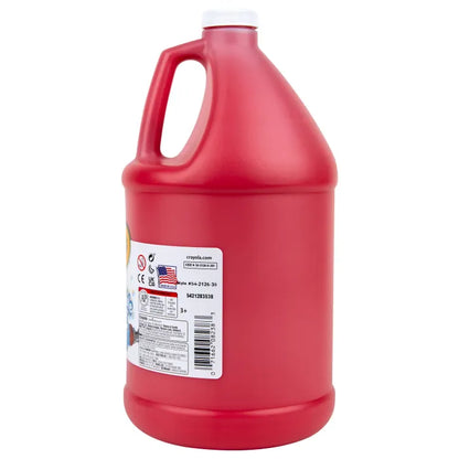 Crayola Washable Paint, 1 Gallon Jug, Red
