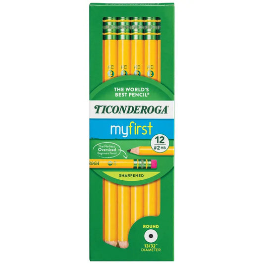 Ticonderoga My First Pencil s #2 - 12ct (sharpened)
