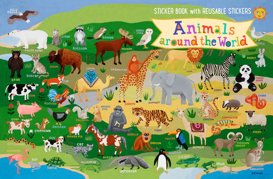 Animals Around the World Kid's Sticker Book