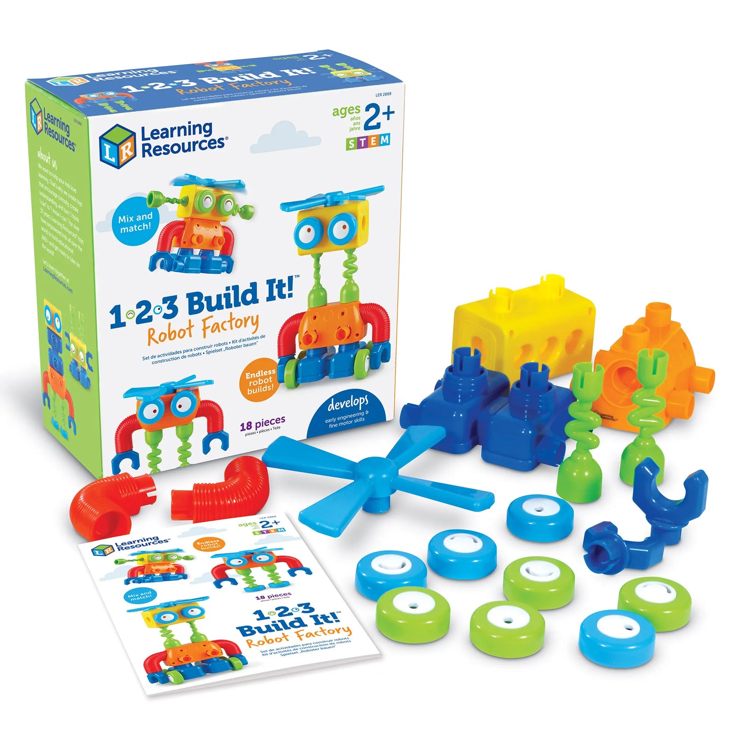 1-2-3 Build It!™ Robot Factory